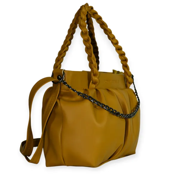Yellow_PU_Stylish_Self_Design_Crossbody_Sling_Bag_For_Women_&_Girls_(10_X_4_X_7_Inch)