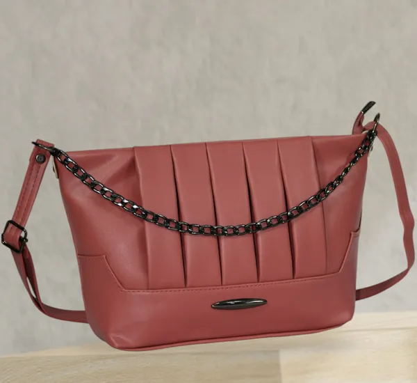 Peach_PU_Stylish_Self_Design_Crossbody_Sling_Bag_For_Women_&_Girls_(11_X_3_X_7_Inch)