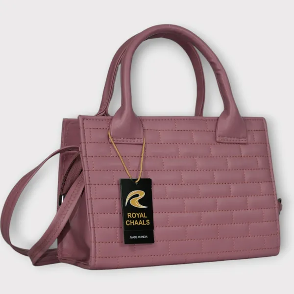 Pink_PU_Stylish_Self_Design_Crossbody_Sling_Bag_For_Women_&_Girls_(10_X_4_X_7_Inch)