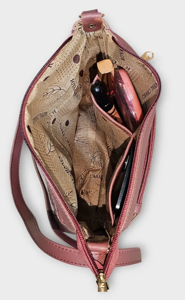 Peach_Pu_Stylish_Self_Design_Crossbody_Sling_Bag_For_Women_&_Girls_(8_X_3_X_8_Inch)