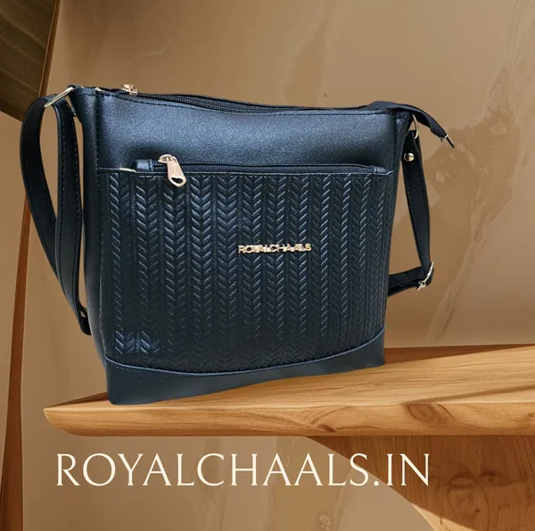 Black_Pu_Stylish_Self_Design_Crossbody_Sling_Bag_For_Women_&_Girls_(8_X_3_X_8_Inch)