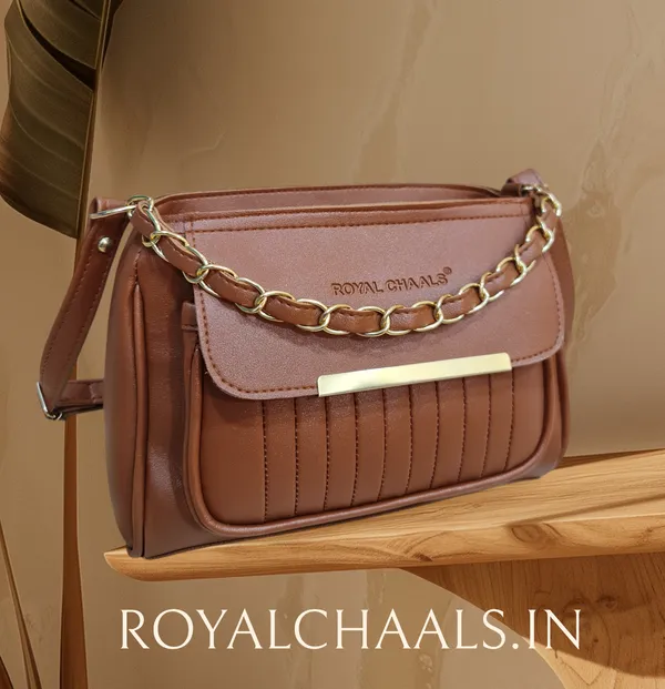 Gold_Pu_Stylish_Self_Design_Crossbody_Sling_Bag_For_Women_&_Girls_(10_X_3_X_8_Inch)