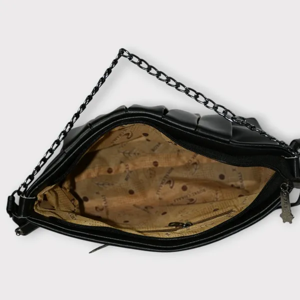 Black_PU_Stylish_Self_Design_Crossbody_Sling_Bag_For_Women_&_Girls_(11_X_3_X_7_Inch)