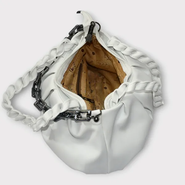 White_PU_Stylish_Self_Design_Crossbody_Sling_Bag_For_Women_&_Girls_(11_X_3_X_7_Inch)