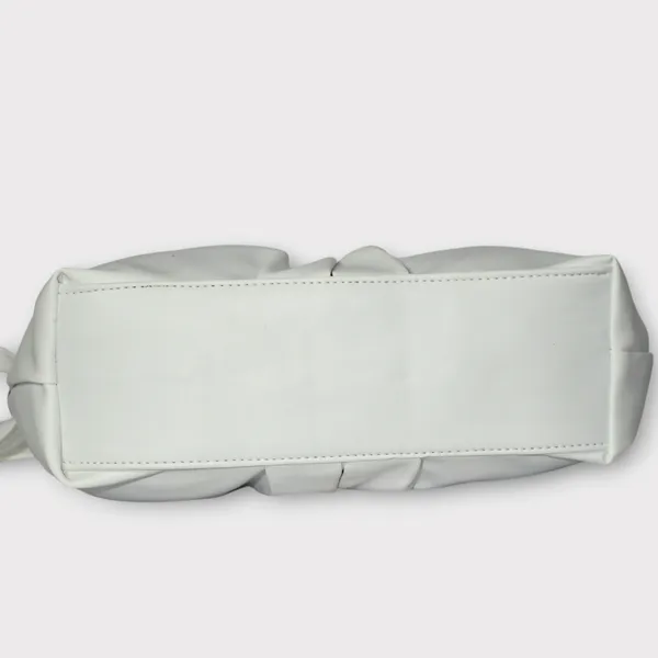 White_PU_Stylish_Self_Design_Crossbody_Sling_Bag_For_Women_&_Girls_(10_X_4_X_7_Inch)