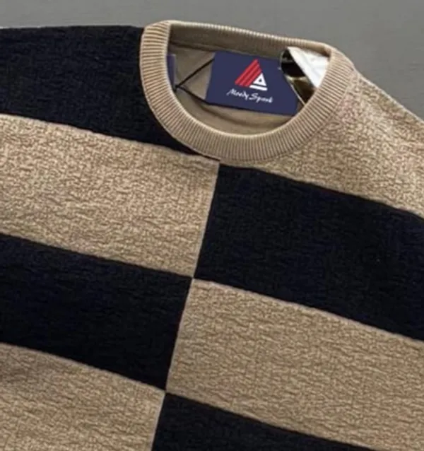 Brown_&_Black_Cotton_Half_Sleeve_T-Shirt