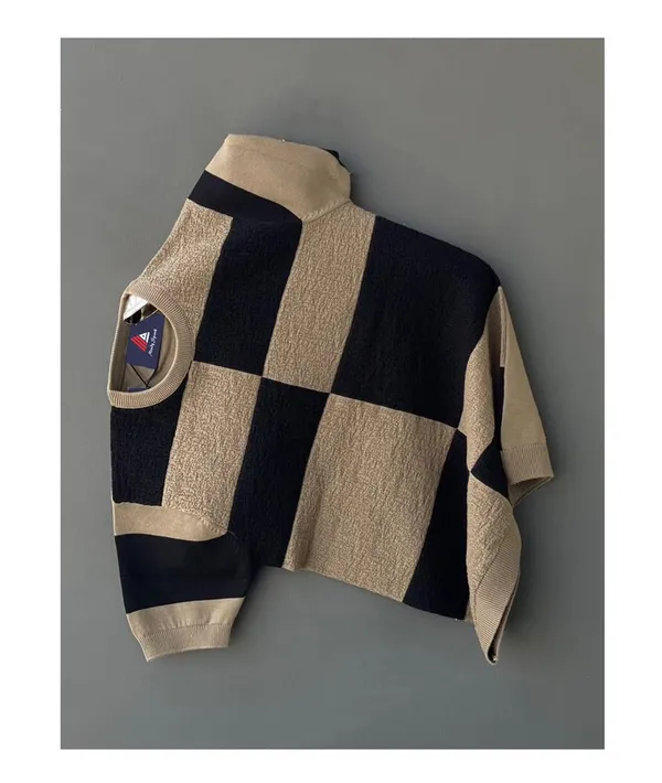 Brown_&_Black_Cotton_Half_Sleeve_T-Shirt
