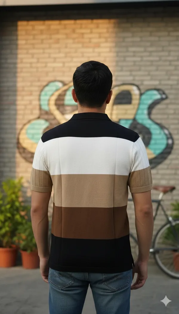 Men's_Collar_Chain_Knitted_Cotton_Half_Sleeve_Fancy__Multicolor_T-Shirt_