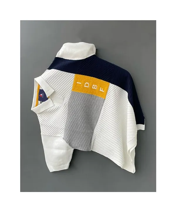 Multicolor_Men's_Collar_Knitted_Cotton_Half_Sleeve_Fancy_T-Shirt_