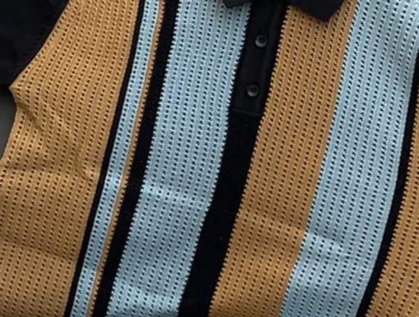 Brown,_Sky_&_Black_Men's_Fancy_Collar_Cotton_Half_Sleeve_T-Shirt