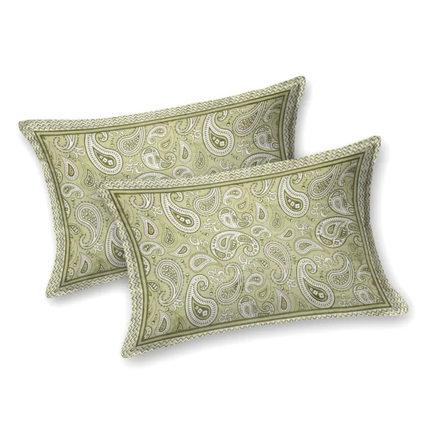 Double_Bed_Green_Cotton_Bedsheet_For_Double_Bed_With_2_Pillow_Covers_Premium_King_Size_Bedsheets