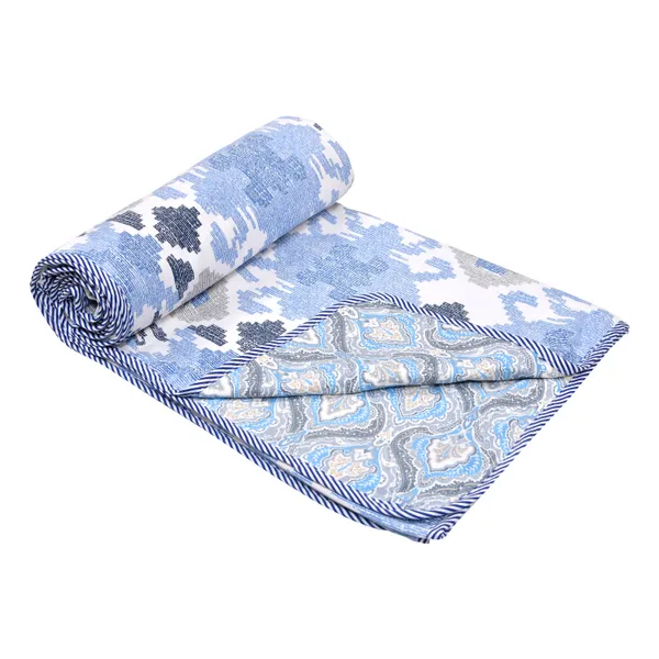 Single_Bed_Blue_&_White_Cotton_Reversible_Dohar_Printed_Blanket_Soft_&_Lightweight_AC_Comforter_Perfect_Festive_Gift_Blankets