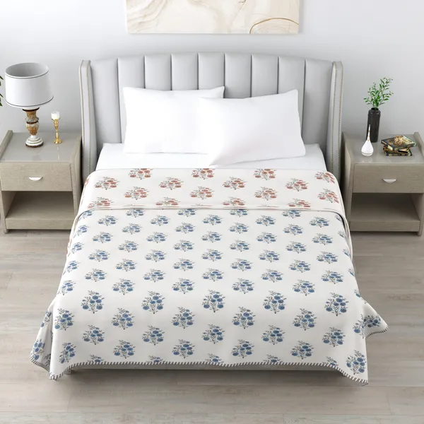 Double_Bed_Blue_&_Orange_Cotton_Reversible_Dohar_Printed_Blanket_Soft_&_Lightweight_AC_Comforter_Perfect_Festive_Gift_Blankets