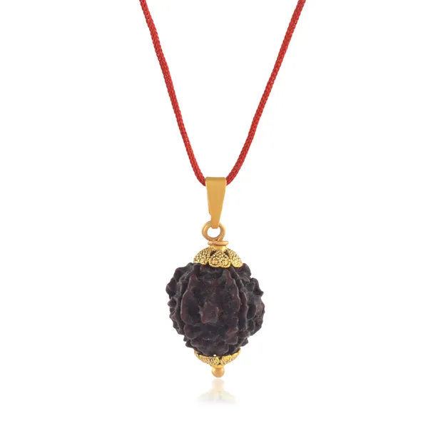 5_Mukhi_Rudraksha_Pendant_With_Red_Thread_|_For_Men_&_Women_Natural_&_Certified