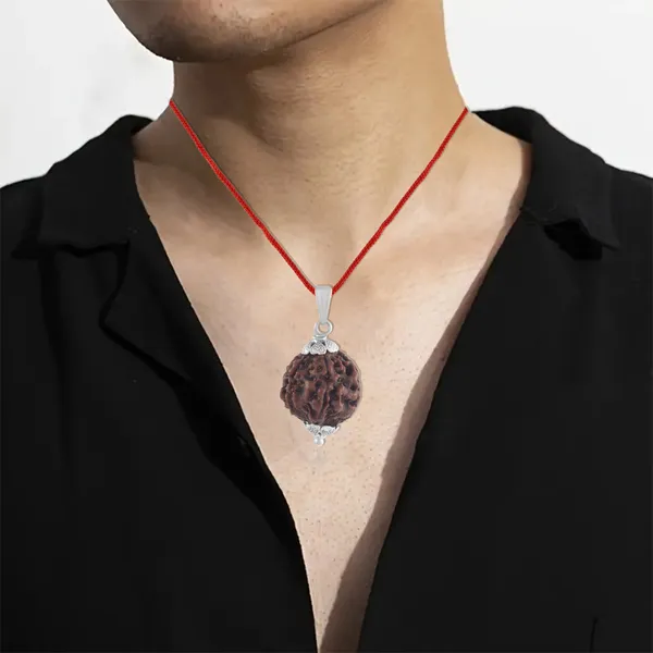 5_Mukhi_Rudraksha_Pendant_With_Red_Thread_|_For_Men_&_Women_Natural_&_Certified