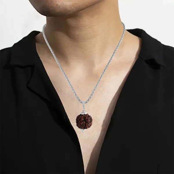 6_Mukhi_Rudraksha_Pendant_With_Chain_|_For_Men_&_Women_Natural_&_Certified