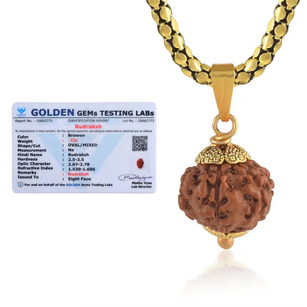 8_Mukhi_Rudraksha_Pendant_With_Chain_|_For_Men_&_Women_Natural_&_Certified