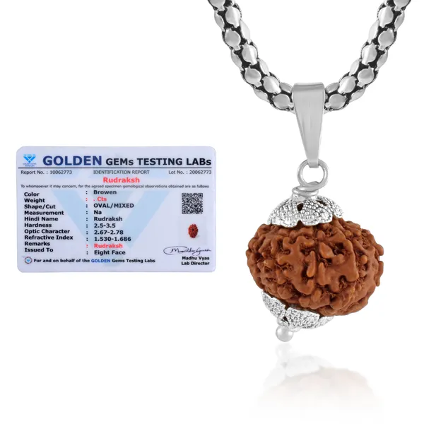 8_Mukhi_Rudraksha_Pendant_With_Chain_|_For_Men_&_Women_Natural_&_Certified