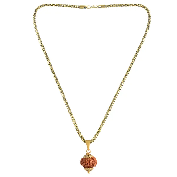 9_Mukhi_Rudraksha_Pendant_With_Chain_|_For_Men_&_Women_Natural_&_Certified