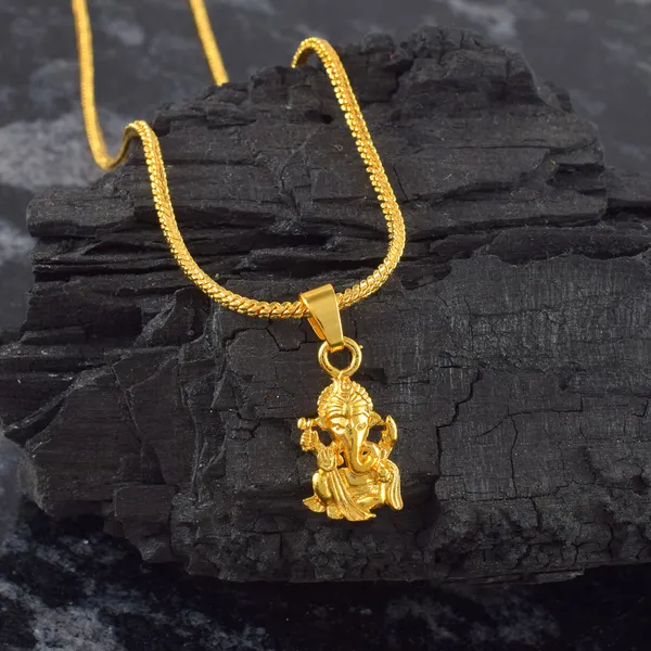 Ganpati_Bappa_Gold_Plated_Brass_Chain_With_Pendant_|_For_Men_and_Women