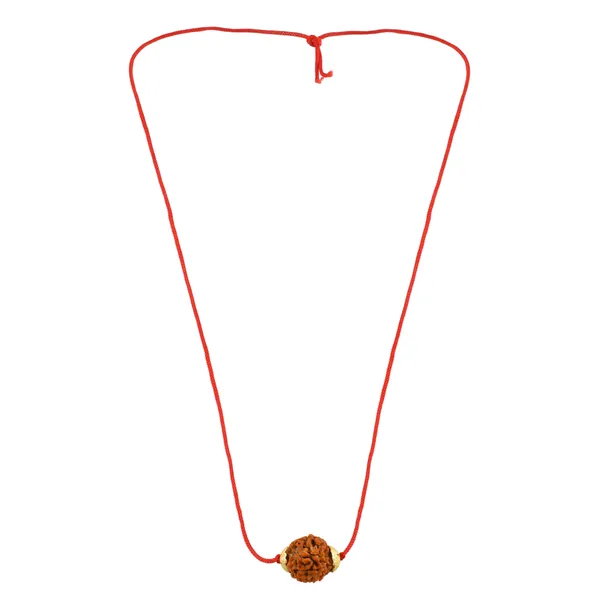 4_Mukhi_Nepali_Rudraksha_Gold_Plated_Pendant_With_Spetic_Crystal_Shivling_|_Astrological_Natural_&_Certified_for_Men_&_Women