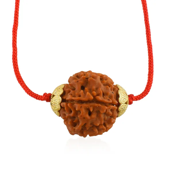 5_Mukhi_Nepali_Rudraksha_Gold_Plated_Pendant_With_Spetic_Crystal_Shivling_|_Astrological_Natural_&_Certified_for_Men_&_Women