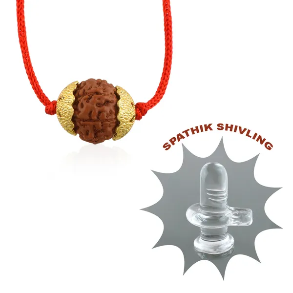 8_Mukhi_Nepali_Rudraksha_Gold_Plated_Pendant_With_Spetic_Crystal_Shivling_|_Astrological_Natural_&_Certified_for_Men_&_Women