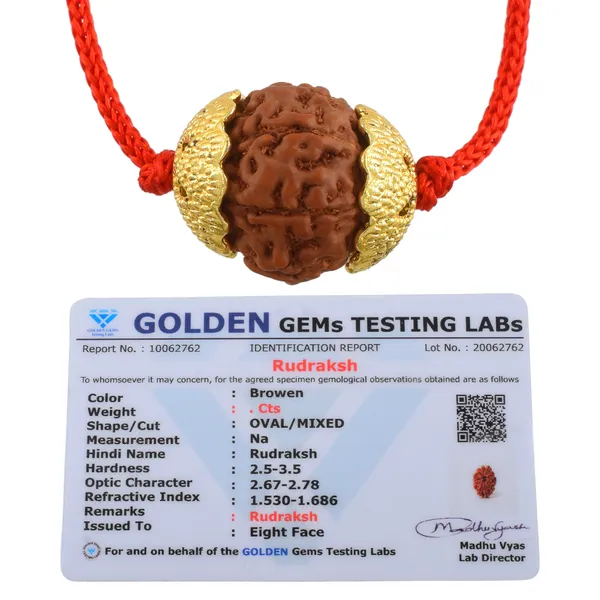 8_Mukhi_Nepali_Rudraksha_Gold_Plated_Pendant_With_Spetic_Crystal_Shivling_|_Astrological_Natural_&_Certified_for_Men_&_Women