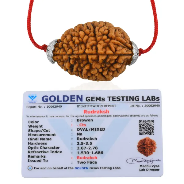 2_Mukhi_Nepali_Rudraksha_Silver_Plated_Pendant_With_Spetic_Crystal_Shivling_|_Astrological_Natural_&_Certified_for_Men_&_Women