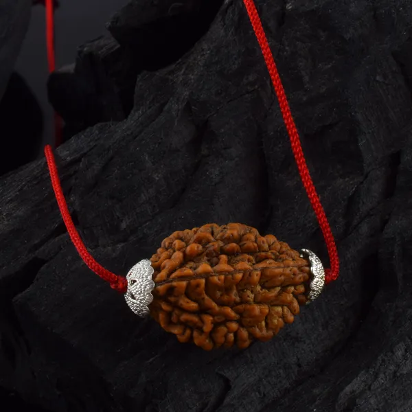 2_Mukhi_Nepali_Rudraksha_Silver_Plated_Pendant_With_Spetic_Crystal_Shivling_|_Astrological_Natural_&_Certified_for_Men_&_Women