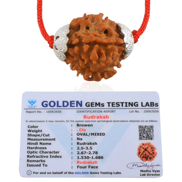 4_Mukhi_Nepali_Rudraksha_Silver_Plated_Pendant_With_Spetic_Crystal_Shivling_|_Astrological_Natural_&_Certified_for_Men_&_Women