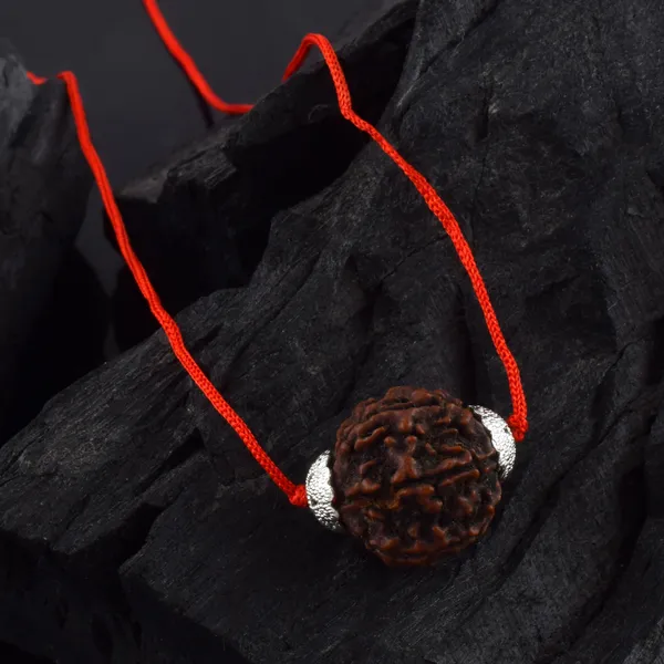 6_Mukhi_Nepali_Rudraksha_Silver_Plated_Pendant_With_Spetic_Crystal_Shivling_|_Astrological_Natural_&_Certified_for_Men_&_Women