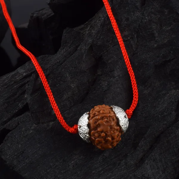 7_Mukhi_Nepali_Rudraksha_silver_Plated_Pendant_With_Spetic_Crystal_Shivling_|_Astrological_Natural_&_Certified_for_Men_&_Women