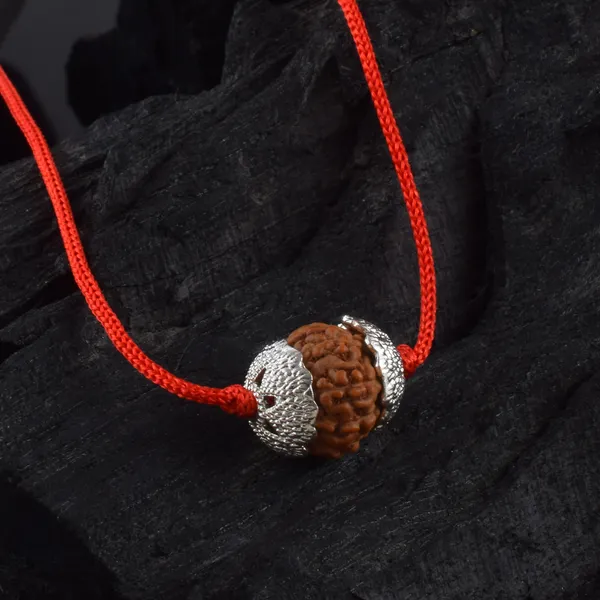 8_Mukhi_Nepali_Rudraksha_silver_Plated_Pendant_With_Spetic_Crystal_Shivling_|_Astrological_Natural_&_Certified_for_Men_&_Women