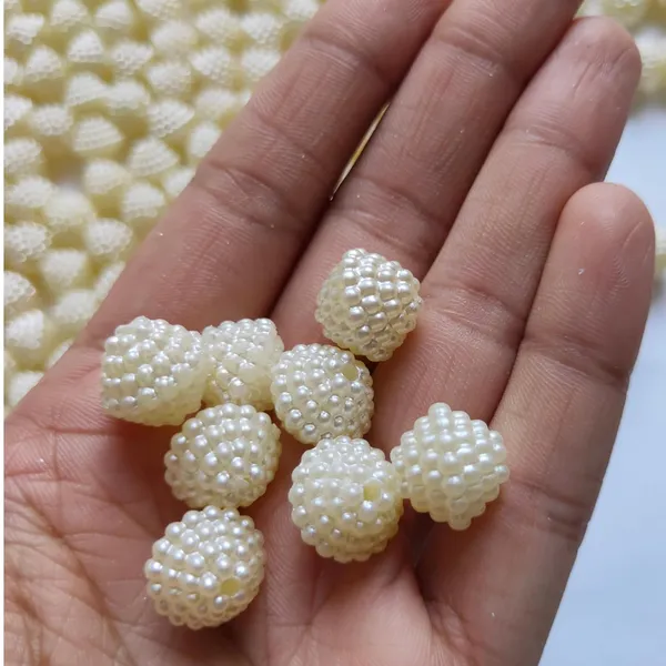 White_Dotted_Angura_Beads_For_Artificial_Jewelry_Making_|_Art_Craft_Decorative_|_Scrap_Booking_|_Embroidery_Craft_Material