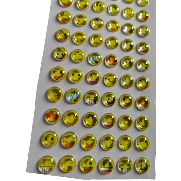Yellow_Crystal_Smiley_Emoji_Face_Expression_Funny_Art_&_Craft_School_Teachers_Office_Stickers_(Sheet_Of_2)