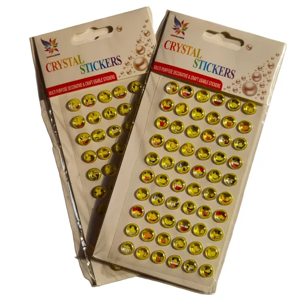 Yellow_Crystal_Smiley_Emoji_Face_Expression_Funny_Art_&_Craft_School_Teachers_Office_Stickers_(Sheet_Of_2)