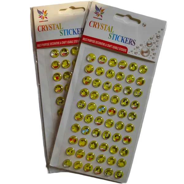Yellow_Crystal_Smiley_Emoji_Face_Expression_Funny_Art_&_Craft_School_Teachers_Office_Stickers_(Sheet_Of_2)