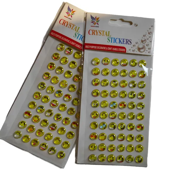 Yellow_Crystal_Smiley_Emoji_Face_Expression_Funny_Art_&_Craft_School_Teachers_Office_Stickers_(Sheet_Of_2)