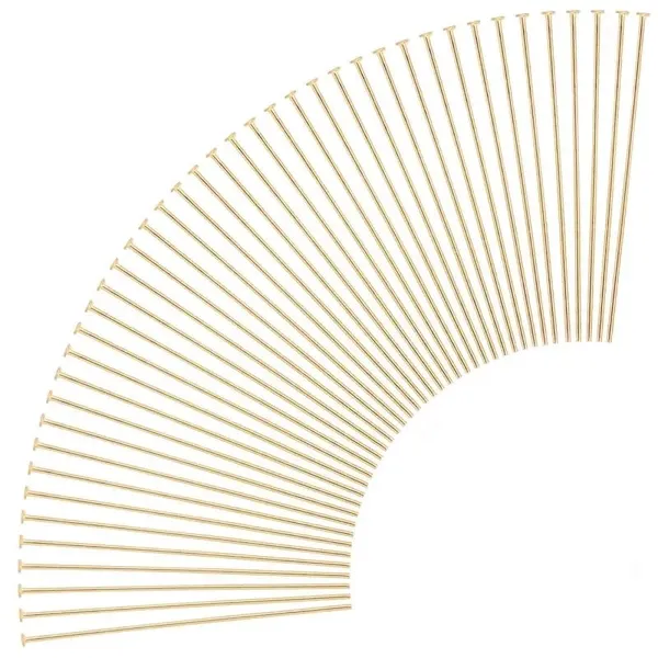 Golden_Head_Pin_For_Jewellery_Making_|_Crafts_|_Earrings_|_Art_And_Craft_|_Diy_Projects_(200_Pcs)_(2.5_Cm)
