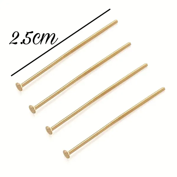 Golden_Head_Pin_For_Jewellery_Making_|_Crafts_|_Earrings_|_Art_And_Craft_|_Diy_Projects_(200_Pcs)_(2.5_Cm)