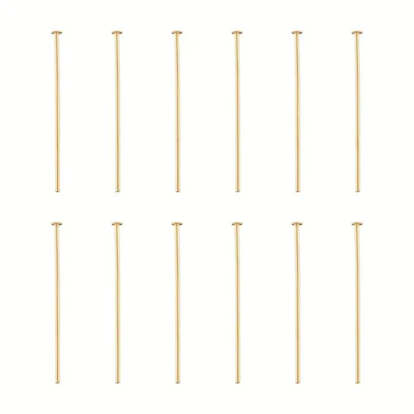 Golden_Head_Pin_For_Jewellery_Making_|_Crafts_|_Earrings_|_Art_And_Craft_|_Diy_Projects_(200_Pcs)_(2.5_Cm)