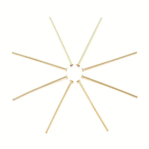 Golden_Head_Pin_For_Jewellery_Making_|_Crafts_|_Earrings_|_Art_And_Craft_|_Diy_Projects_(200_Pcs)_(2.5_Cm)