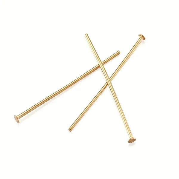 Golden_Head_Pin_For_Jewellery_Making_|_Crafts_|_Earrings_|_Art_And_Craft_|_Diy_Projects_(200_Pcs)_(2.5_Cm)