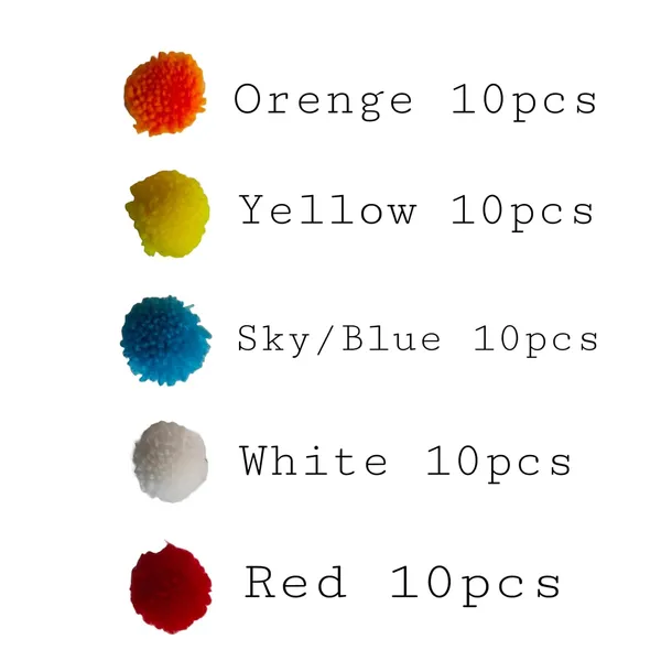 Multicolor_Round_Shaped_|_Soft_Fluffy_Pompom_For_Art_And_Craft_|_Party_Decoration_|_Kids_Craft_Project