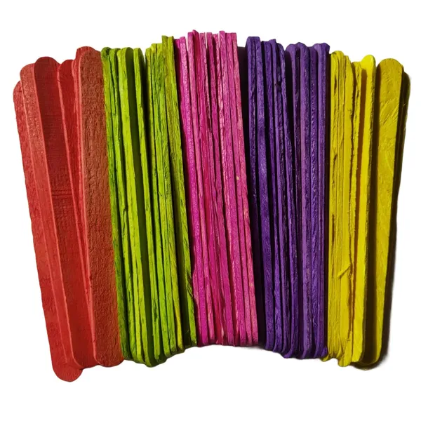 Multicolor_Wooden_Ice_Cream_Pop_Stick_For_Diy_Crafts_|_School_Project_Work_|_Scrapbook_|_Creative_Designs_Wooden_Crafts_(Pack_Of_2)_(45_Pcs_Each)_(11_Cm)