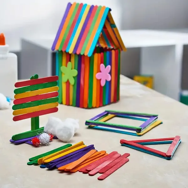 Multicolor_Wooden_Ice_Cream_Pop_Stick_For_Diy_Crafts_|_School_Project_Work_|_Scrapbook_|_Creative_Designs_Wooden_Crafts_(Pack_Of_2)_(45_Pcs_Each)_(11_Cm)
