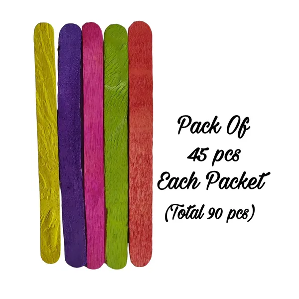 Multicolor_Wooden_Ice_Cream_Pop_Stick_For_Diy_Crafts_|_School_Project_Work_|_Scrapbook_|_Creative_Designs_Wooden_Crafts_(Pack_Of_2)_(45_Pcs_Each)_(11_Cm)