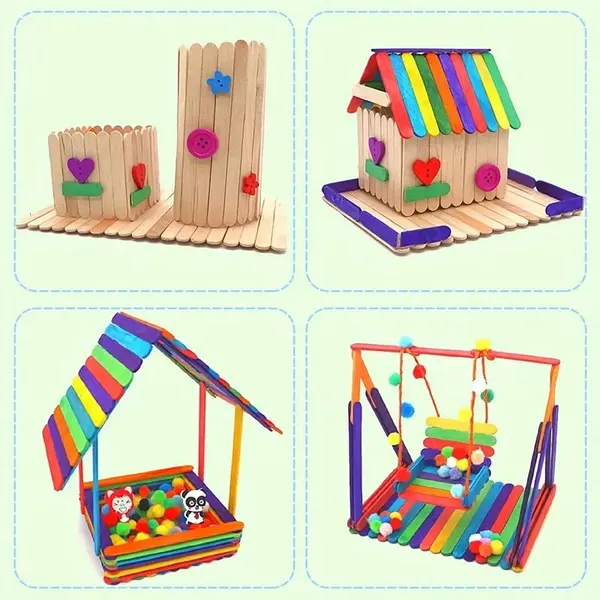 Multicolor_Wooden_Ice_Cream_Pop_Stick_For_Diy_Crafts_|_School_Project_Work_|_Scrapbook_|_Creative_Designs_Wooden_Crafts_(Pack_Of_2)_(45_Pcs_Each)_(11_Cm)