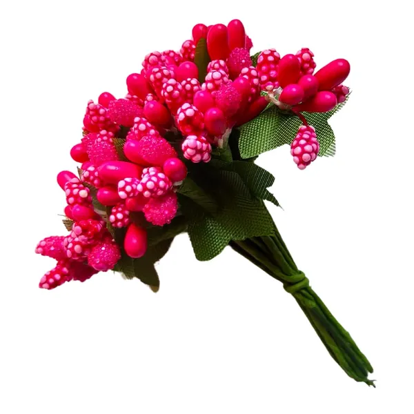 Pink_Artificial_Pollen_Flower_For_Diy_Craft_|_Jewellery_Making_|_Hair_Accessories_|_Home_Decoration